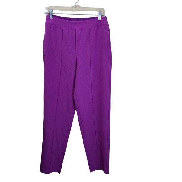 Athleta Vienna Slim Brooklyn Heights Jazz Purple/Pink Pants Size 6T - Picture 2 of 9